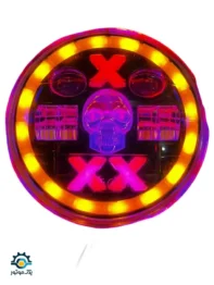 بلوری جلو اسکلتی LED مدل CG (5حالت)