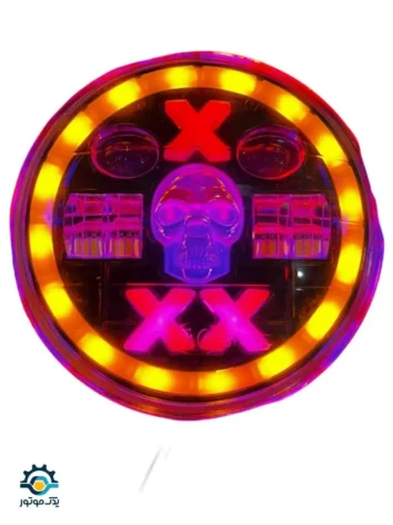 بلوری جلو اسکلتی LED مدل CG (5حالت)