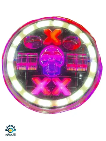 بلوری جلو اسکلتی LED مدل CG (5حالت)