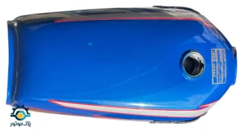 باک موتور سیکلت کاربنی 81 حاشیه قرمز درجه یک