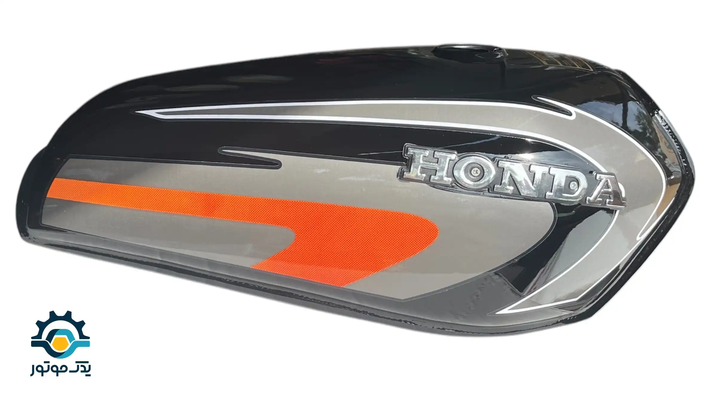 باک موتور سیکلت هندا مشکی 81 درجه یک باک موتور سیکلت هندا مشکی 81 درجه یک