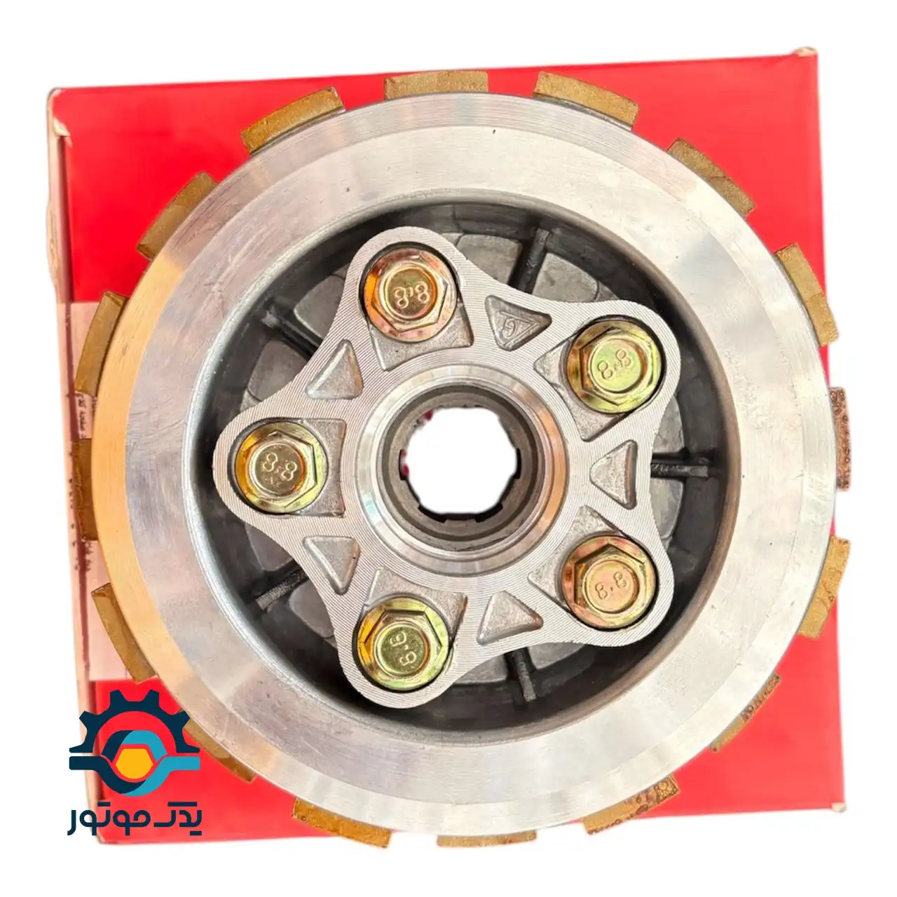 چهار شاخ کلاچ موتور سیکلت هندا 5 پیچ (6صفحه) تقویتی کویر چهار شاخ کلاچ موتور سیکلت هندا 5 پیچ (6صفحه) تقویتی کویر